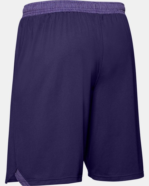 Men's UA Locker 9" Pocketed Shorts, Purple, pdpMainDesktop image number 5
